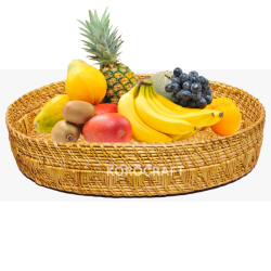 Round Tray with mix fruits