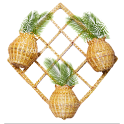 Handy Craft Golden grass wall hanging