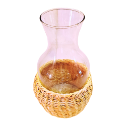 Golden-Grass-Glass-Jar-Holder